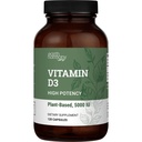 Vegan维生素D35000iu 补充剂 - 纯度,高概率补充剂 免疫健康与强骨支持 - 维生素D5000iu - 120 Capsules, 4-Month供应