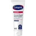 CETAPHIL ECZEMA RESTORADERM FLARE-UP RELIEF CREAM, 对于 Eczema Prone 皮肤, 8 oz, 障碍修复, 48 小时水分, 2% 皮肤保护类凝胶 Oatmeal, 无固醇