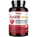 ZEBORA CoQ10-100mg-Softgels 配有 PQQ, BioPerine & Omega-3, 高吸收Coenzyme Q10 补充, 强抗氧化剂, 支持心脏和能量生产 120 服务, 非GMO