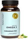 未来善良Omega-3 Clarity、内存和流动慰藉补编,2个月与EPA和DHA供应Citrus-Scented Softgel,Vegan Omega-3  Algae补编,Carrageenan Free, 60 Counter