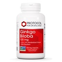 生活平衡议定书 Ginkgo Biloba - 120 mg Ginkgo Biloba 提取 - 与 Elueuthero - 用于脑健康与血液循环支持 - 乳品免费和非GMO - 100 Veg Capsules