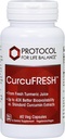 寿命平衡议定书 CurcuFresh - 40x 吸收 - Turmeric Juice Powder - 带有Curcuminoids - 来自Curcuma Longa - Vegan & N-GMO - 60 Veg Capsules
