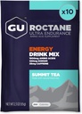 GU 能源 Roctane 超耐力能量饮料混合,Vegan,Gluten-Free,Kosher, 以及任何工作都无乳品能源,10个单服务包,顶峰茶