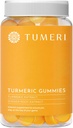 Tumeri Turmeric和Ginger Gummys – Turmeric Curcumin 联合支持补编 – 60 Counter Natural Tropical Frueled Vegan Gummys – 自然热带水果燃烧 Gummys