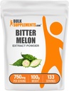Bulk Assupports.com Bitter Melon 提取粉末 - Bitter Melon 补编 Bitter Gourd 提取 - 草药补编 Free, Gluten Free, 750mg / service, 100g (3.5 oz) (Pack of 1)