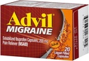 Advil Migrain 20's Size 20ct Advil Migraine 减痛液体 20ct充填卡普尔