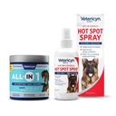 配有Glucosamine和Vetericyn Plus Hot Spot Spray的多功能高级狗补充剂