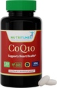 CoQ10 100mg 软胶 — 用于心脏健康、能源生产和细胞支持的高吸收抗氧化剂补充剂 — 非GMO, Gluten-Free — 120 Softgel, 4-Month Support