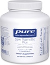 纯封装 Saw Palmetto Plus 使用 Nettle 根提取支持 Urinary 函数 → 250 Softgel Capsules