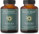 Natura健康产品炎症和柳条救济补充剂 -- -- 模拟健康炎症反应 -- -- 增强肌肉放松