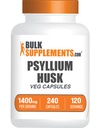 Bulk Assupports.com Psyllium Husk Capsules - Psyllium Assuppose, Psyllium Husk Fiber - Vegan & Gluten Free, 240 Veg Capsules (Pack of 1) (中文(简体) ).