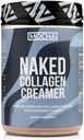 裸体Collagen Mocha Coffee Creamer - Collagen Creamer for Coffee - 无乳品,无葡萄糖,无转基因生物 - 支持毛发,皮肤和钉子 - 40种服务