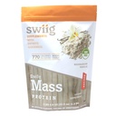 Swiig Mass Buildinger 蛋白粉,马达加斯加香草,无 GMO 成份,无人工火焰,颜色或甜点,无填料,3.3磅袋