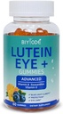 Lutein Gummys:支持眼科保健 Lutein维生素Zeaxanthin 成人视觉护理和 Macular 支持 60 Gummys 30天供应