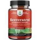 青春转录增生 - 使用 AMPK 激活器进行细胞健康和生命力的 Resveratrol Capsules - AMPK 代谢作用器 助推器和细胞效率 - 60 计数