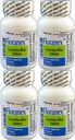 Floranex Probiotic 200万科福尔、Colon消化性健康用酸性杆菌、Lactinex通用药、Stable Structure No冷冻药、每瓶50块药片、4-Pack