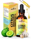 KIKI Green Liquid Citrus Bergamot & Garlic Extract - Citrus Bergamot 心脏健康、免疫系统支持和健康老化非GMO的补编,无胶质的补编2 Fl Oz。