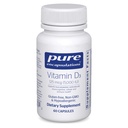 纯封装维生素D3 125 mcg(5,000 IU) - 支持骨、联合、乳腺、心脏、科隆和免疫健康的补充* - 维生素D - 60 Capsules