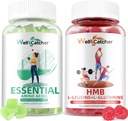 HMB和Leucine Gummys 含有促进肌肉生长的基本氨基酸,能源支持