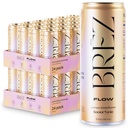 BREZ FLOW LOW LON的马恩蘑菇饮料,48-Pack,无污染,适配体,解脱,升华,以及社交,闪亮的柠檬老花汤尼 12 Fl oz