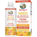 MaryRuth 有机体 | Liposomal Turmeric & DHA | Curcumin | Ginger Root Oil | Algal DHA & Vitamin E | 认知功能 | Mood 支持 | 联合健康 | 液体补充 15.22 oz