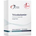 健康B12 Tricobalamin Lozenges - 3000mcg 三联B12快速溶解片与甲基Cobalamin,Adenosylcobalamin + Hydroxocobalamin - 天然橙色火焰(60 Lozenges)