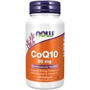 NOW 补充品,CoQ10 50 mg, 药品级, 发酵产生的全转式, 100 软胶