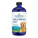 Nordic Naturals Pet Cod Liver Oil, Unfriorored - 16 oz - 1048 mg Omega - 3 per Teaspoon - 配有EPA & DHA的养狗鱼油 - 促进皮肤、大衣和免疫健康