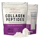 Live Agented Collagen Peptides Powder - 天然源水解Collagen Powder - 头发,皮肤,钉子,以及联合支持 - I & III型草-Fed Collagen 男女补充剂 - 16oz