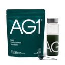 AG1 绿皮粉补充品 改善古特健康 多维他明 Probiotic , Gluten Free, Vegan 和 Keto Friendly QQ Shaker & Scoop 包括75种维生素(Athtic Greens),经典公式