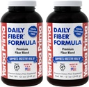 Yerba Prima Daily Fiber 配方粉 - 12 oz (Pack of 2) - 可溶性和难溶性饮食纤维补充剂 - Colon Cleanse - Gut Health - Vegan, Non-GMO, Gluten-free
