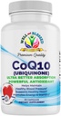 CoQ10(Ubiquinone) - 30 Capsules - 超佳吸收公式 - 推广能量和Stamina - Vegan和植物友好型 - 不含人工添加剂