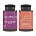 Resveratrol & Ultra Collagen 助推器 - 用于细胞和皮肤支持的Resveratrol & Collagen Capsules - 特性 Dermaval - 60 Capsules, 90 Ultra Collagen 助推器 Capsules