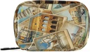 OTVEE 在意大利的旅行 Vintage Collage Pill Case Bag,维生素组织者药物 携带旅行案例