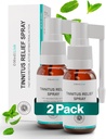 Medilisk Tinnitus Relief Spray – 支持Tinnitus Relief for Ring Ears – 草耳护理产品 – Tinnitus 治疗 – 非类固醇和假甲苯 – 1 Fl Oz – pack of 2