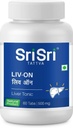 Sri Sri产品 Liv-On - 60 Tab(适用于所有肝脏相关问题) X 1
