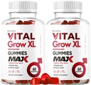 (2 pack) 维他命Grow XL Male Gummys - 男子性能 Gummys 1050MG 维他命GrowXL Blend,维他命Gummy 高级Gomitas公式,120 Gummys 2个月