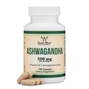 Ashwagandha Capsules, 120 Counter (500mg 摘录 20:1 Potency) 适应原体应激缓解 双木