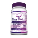 ThyrAid - 甲状腺补充剂 - 碘,凯尔普,Ashwagandha - Vegan - 1瓶(供应3个月,180卡普勒斯)