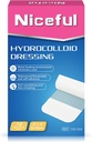 10 氢COLOID Bandages大号, 2"×4" 氢COLOID 伤口外衬衬衫用于轻排水, HydroCOLOID Gel Bandages Fast Healing