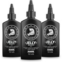 Bossman Jelly Beard Oil for Men - 3 Pack (共12 oz,裸体-无精采) – Softens,Moisturizes & 条件与天然成份