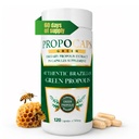 Belife Green Propolis Capsules - 100% Green Propolis and Bee Pollen Capsule Supplement - Propolis 摘录,认证巴西 - 认证ISO 22000,科舍尔(120 Capsules)