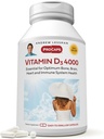 AndreW Lessman 维生素 D3 4000 IU 360 Capsules - 高潜力,对钙吸收至关重要,支持骨骼健康,健康肌肉功能,免疫系统,更多。小容易吞咽 Capsules