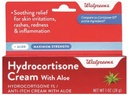 Walgreens Hydrocortisone with Aloe Cream 1% 马克西姆强度