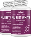 NuBest White - Skin Whitening 补充品,用Glutathione进行抗衰老补充品,维生素C,E,B2,牛奶硝酸盐提取品,绿茶提取品,用于照明和亮度 → 包装2