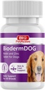 生物宠物活性生物DOG 0.5 用于狗的锌和生物素片、免疫系统、皮革、煤和钉子对狗的支持,1.32 oz,75 纤维片