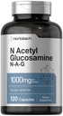 Horbaach N-乙酰Glucosamine 1000 mg | 120 capsules | N-A-G 补充药 | N-GMO & Gluten Free