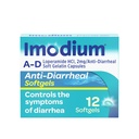 含Loperamide HCl的A-D痢疾缓解软胶,抗痢药,帮助控制急性腹泻症状,旅行者腹泻,HSA/FSA合格,12 cm