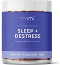 Teami Sleep + Destress, 美拉图宁床位支持 Gummy 维生素