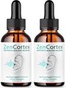 (2 pack) Zencortex for Tinnitus Relief - 官方公式 - Zencortex Drops for Ears, Zencortex 24 Tinnitus Drops Liquid 补充评论, Zencortex 听力支持公式, Zencortex 口头(4oz)